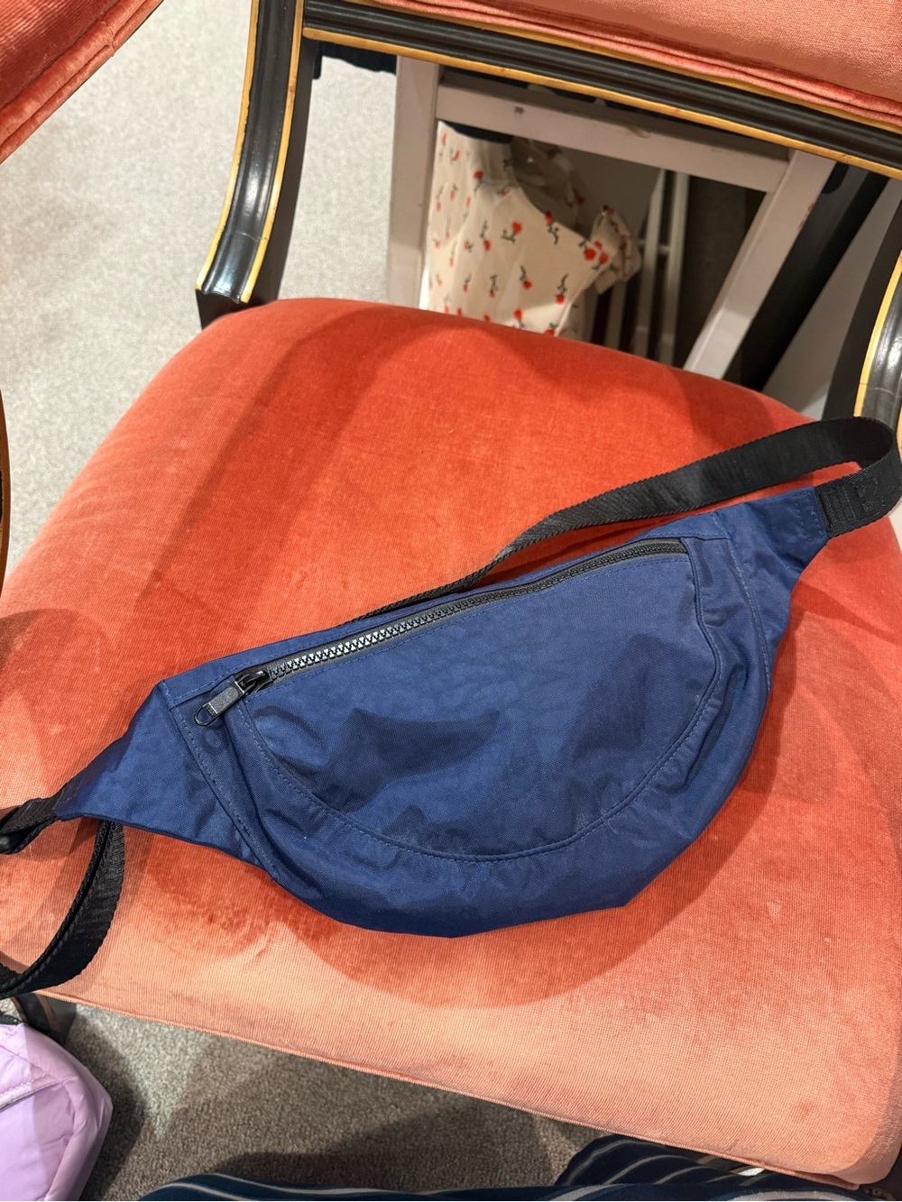 Baggu Nylon Fanny Pack in Navy - Picture 2 of 4